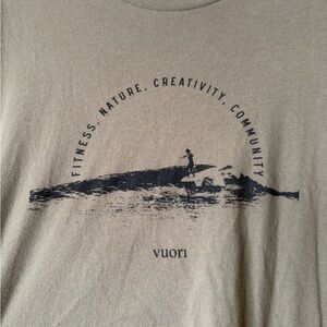 Vuori Men's Olive Graphic Tee